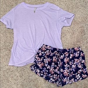 Cute live love dream pajama set